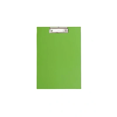 Abbildung von MAUL Klemmbrett A4 aus Karton mit Folie Schreibbrett Papierklemme Clipboard moderner Klemmer zur Aufbewahrung von Papier für Büro, Küche und Werkstatt Grün