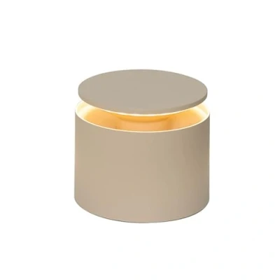 Abbildung von Zafferano, Push Up Lampe, Kabellose, Wiederaufladbare Tischlampe mit Touch Control, Auch für den Außenbereich Geeignet, Dimmer, 2200 3000 K, Höhe 80 100 cm, Farbe Sand