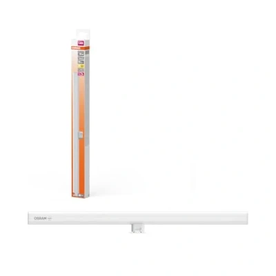 Abbildung von OSRAM LEDinestra stabförmige LED Lampe aus gefrostetem Kunststoff, S14d Fassung, dimmbar, warmweißes Licht mit 2700 K, 50 cm lang, 4.7 W, 470 lm, ausgezeichnete Farbwiedergabe CRI 90, EEK F.