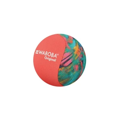 Abbildung von Waboba Wasser Sprung Ball Der Originale Skip für Ozean, See &amp; Pool Hochleistungs Spielzeug endlosen Sommer Spaß Robuster, weicher Gelkern einfaches Springen Neon Abstract