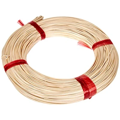Abbildung von Rayher Hobby 6502000 Peddigrohr, natur, 1A Rotbandqualität, 1,4 mmø, Nr.0, Rolle 125g (ca. 140 m), Flechtrohr, Flechtmaterial, Beige