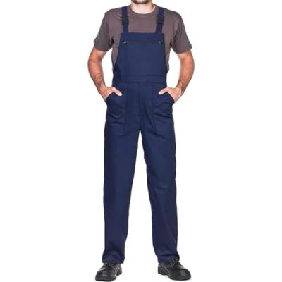 Abbildung von ProWear Arbeitslatzhose Herren Arbeitshose Latzhose, Dunkelblau, Gr. S