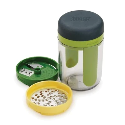 Abbildung von Joseph Spiro Hand Held Gemüseschneider Spiralizer, Spaghetti Zoodle Zucchini Nudel Lebensmittel Maker Spiraliser Grün
