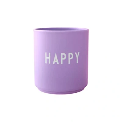 Abbildung von Design Letters Kaffeebecher Lieblingsbecher Weihnachtsgeschenke für Männer, Frauen Ideal Weihnachtsdeko, Tischdeko Weihnachten Tasse mit Spruch Porzellan Kaffeetassen HAPPY 250 Ml