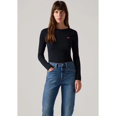 Abbildung von Levi's Hayes TEE Langarmshirt, Damen, Größe: XS, Anthracite night