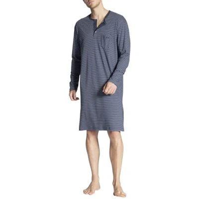 Abbildung von Calida Nachtwäsche Shirt, Herren, Größe: XL, Dark sapphire