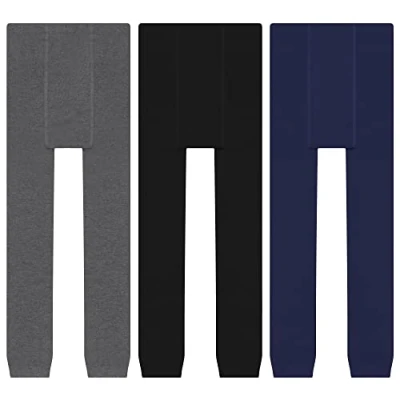 Abbildung von L&amp;K II 3er Pack Jungen Leggings Kinder Hosen Pants Herbst Frühling Baumwolle Knöchellang 2764A 146 152