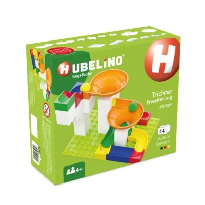 Abbildung von Hubelino 420589 Trichter Erweiterung (44 teilig) Kugelbahn, Kompatibel