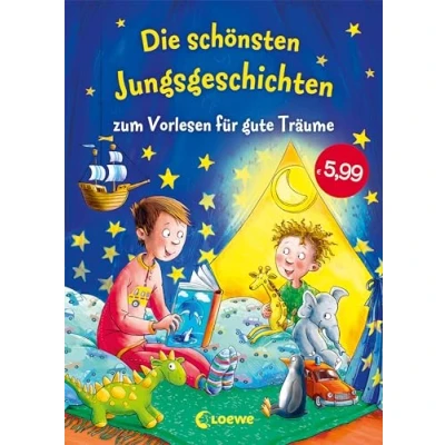Abbildung von Die schönsten Jungsgeschichten zum Vorlesen für Gute Träume: 12 kurze Nacht Geschichten entspannten Einschlafen Kinder ab 5 Jahren