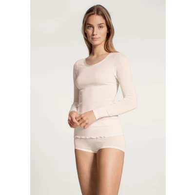 Abbildung von Calida TRUE Confidence Nachtwäsche Shirt, Damen, Größe: 36/38, Light ivory