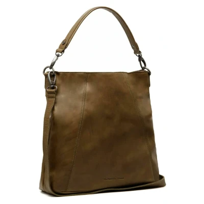 Abbildung von The Chesterfield Brand Leather shoulder bag Olive Green Sintra