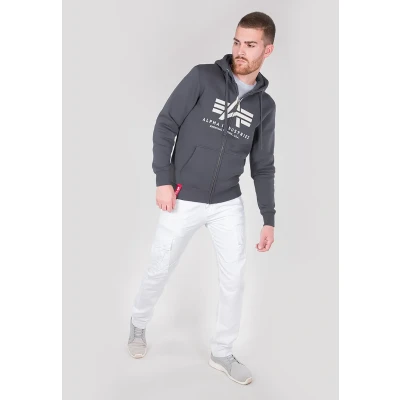 Abbildung von Alpha Industries Sweatjacke, Größe: XXL, Greyblack