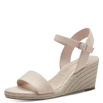 Abbildung von Tamaris Damen 1 28300 42 Keil Sling Sandale, Nude, 36 EU