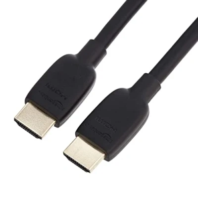 Abbildung von Amazon Basics Ultra High Speed HDMI Kabel, 48 Gbps, 8K, schwarz, 0,9 Meter