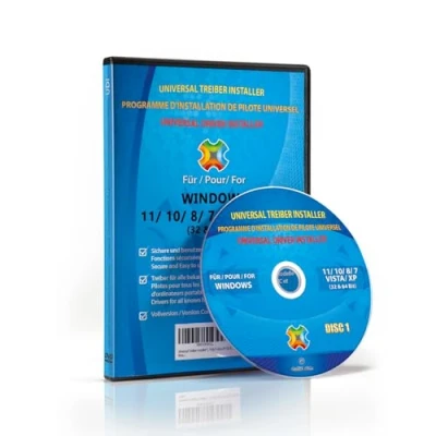Abbildung von Universal Treiber Installer für Windows 11 10 8 7 Vista XP (32 &amp; 64 Bit)