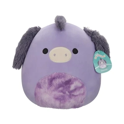 Abbildung von Squishmallows SQCR05425 Deacon der lila Esel 30 cm, offizielles Jazwares Plüsch, superweiches Kuscheltier