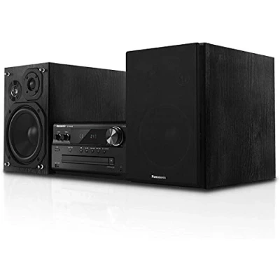 Abbildung von Panasonic SC PMX94EG K Micro HiFi System (120 W RMS, Digital DAB+, CD, UKW , Bluetooth, USB, AUX) schwarz, Einheitsgröße