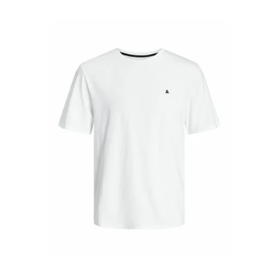 Abbildung von Jack &amp; Jones PLUS SIZE Einfarbig Tshirt basic, Herren, Größe: 4XL, White