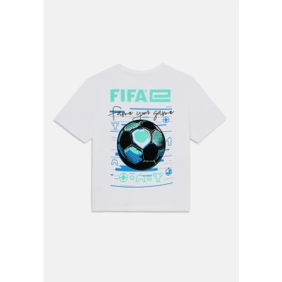 Abbildung von Name it Nkmadian Fifae BOX Tshirt print für Kinder, Größe: 116, Bright white