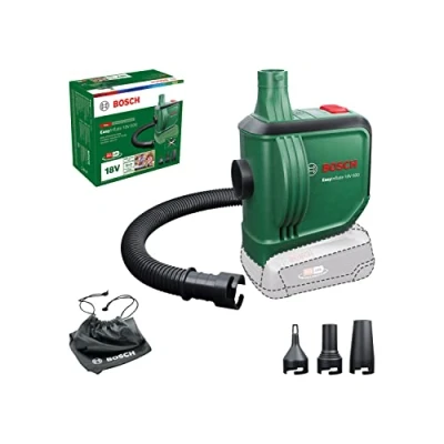 Abbildung von Bosch Home and Garden elektrische Luftpumpe/Luftpumpe für Luftmatratze EasyInflate 18V 500 (ohne Akku; 18 Volt System; zum Aufblasen und Entleeren; im Karton)