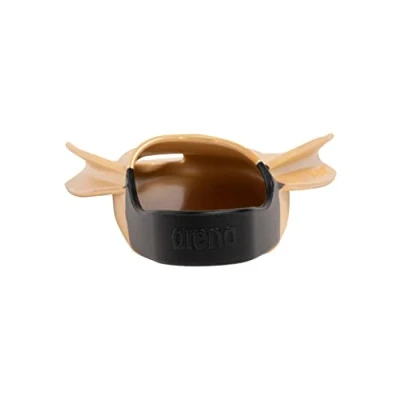 Abbildung von arena Powerfin Pro II Schwimmbad Trainingsflossen, Schwimmflossen für Erwachsene, Flossen aus 100% Silikon, Komfortable Kurzflossen das Schwimmbad, GOLD, 42 43