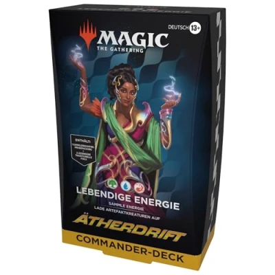 Abbildung von Magic: The Gathering Ätherdrift Commander Deck Lebendige Energie (Deutsche Version)