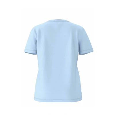Abbildung von Selected Femme Slfmyessential SS Oneck Tshirt basic, Damen, Größe: 34, Cashmere blue