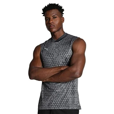 Abbildung von PUMA Herren Teamcup Training Trikot Sl T Shirt, Flach, Mittelgrau, L EU