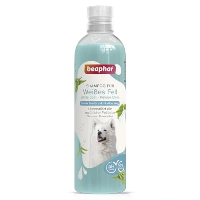Abbildung von BEAPHAR Shampoo Für Weißes Fell Unterstützt Die Natürliche Fellfarbe Hautfreundlich Mit Grünem Tee Und Aloe Vera Ph Neutral 0% Parabene, Silikone Frischer Duft Vegan 250 ml