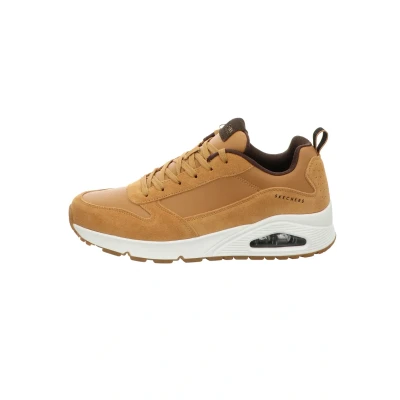 Abbildung von Skechers Herren Uno Stacre Sneakers, Whiskey Leather Pu Trim, 45 EU