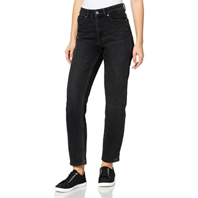 Abbildung von Only Damen Onlemily Life Hw STR ANK DNM Nas997 Noos Jeans, Black Denim, 30W / 32L EU