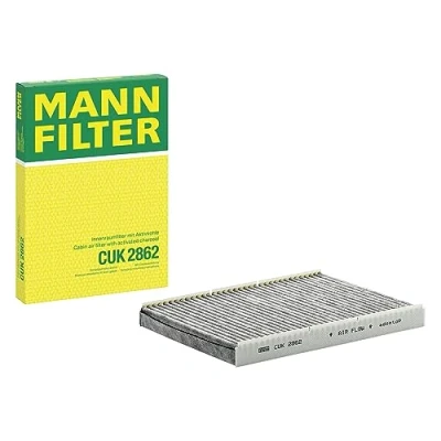 Abbildung von MANN FILTER CUK 2862 Innenraumfilter Pollenfilter mit Aktivkohle Für PKW
