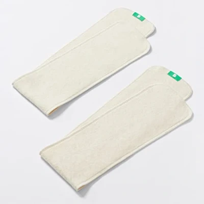 Abbildung von Bambino Mio, revolutionäre wiederverwendbare Saugeinlage Booster Flexi Packung mit 2 weichen Saugeinlagen für zusätzliche Saugkraft