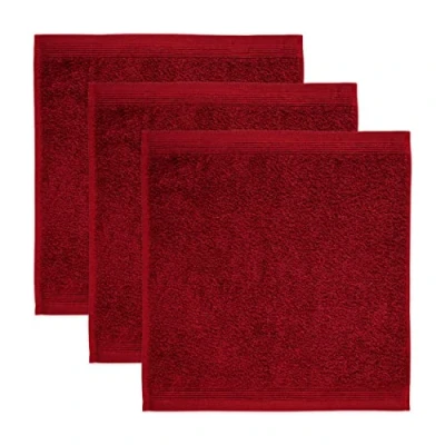 Abbildung von möve Superwuschel Seiftuch 30 x cm aus 100% Baumwolle, ruby 3er Set