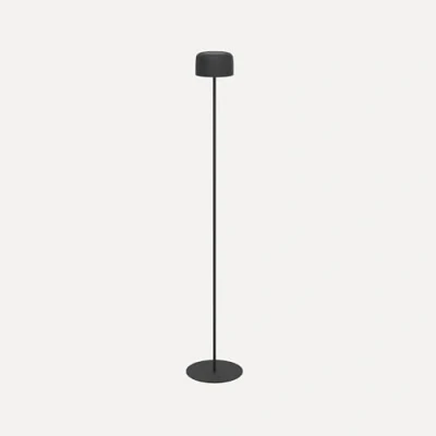 Abbildung von EGLO Solar Stehlampe Roccanova, Akku Standleuchte für Innen und Außen, Wohnzimmer Lampe touch dimmbar in 3 Stufen, Solarlampe aus Stahl Schwarz, warmweiß, IP44