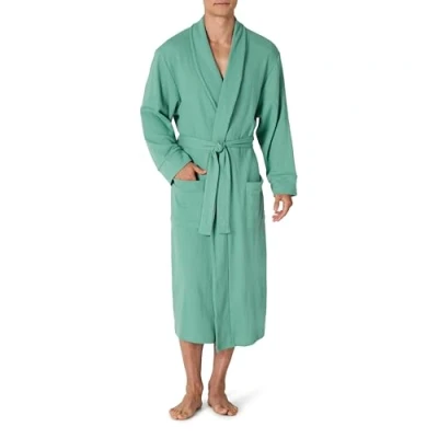 Abbildung von Amazon Essentials Herren Leichter Waffel Bademantel (Erhältlich In Den Größen Schwer Und Groß), Grünblau, M L