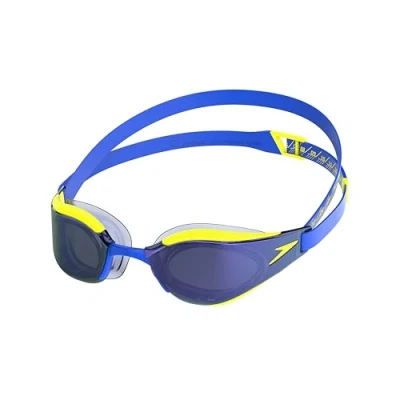 Abbildung von Speedo Unisex Erwachsene Fastskin Hyper Elite Schwimmbrille Wettkampfschwimmbrille Performance Training Hydrodynamisch Schwimmbrille, Deep Royal/Coblt/Iris Mir, Einheitsgröße
