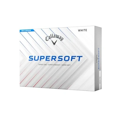 Abbildung von Callaway Golf Supersoft Golfball 2025, Weiß