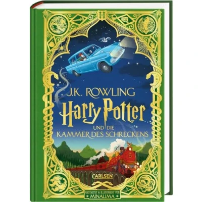 Abbildung von Harry Potter und die Kammer des Schreckens (MinaLima Edition mit 3D Papierkunst 2): Farbig illustrierte Schmuckausgabe Goldprägung Pop Up Elementen