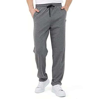 Abbildung von COMEOR Jogginghose Herren Baumwolle Sweathose Lange Sport Hose Jogger Trainingshose Herren, Relaxing (Dunkel grau, XL)