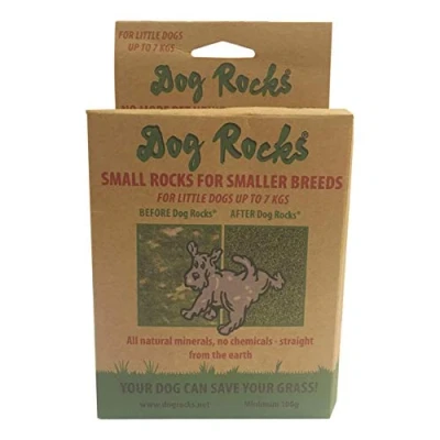 Abbildung von Dog Rocks Urinpflasterverhinderer (100 g) /Natürlicher Hunde Urin Neutralisator für Wassernäpfe, Grasreparatur, Reparatur von Urinstandflecken