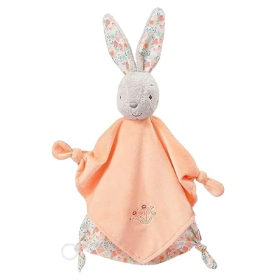Abbildung von Fehn Schmusetuch Baby Spielzeug Hase Schnuffeltuch für Neugeborene Kuscheltier mit Schnuller Befestigung Einschlafhilfe Handpuppe Kuscheltuch Schlaftier Babys und Kleinkinder ab 0+ Monaten