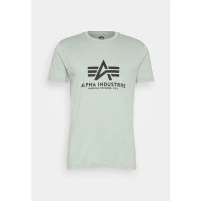 Abbildung von Alpha Industries Herren Camiseta Basic para Hombre Kurzarm Shirt, Dusty Green,