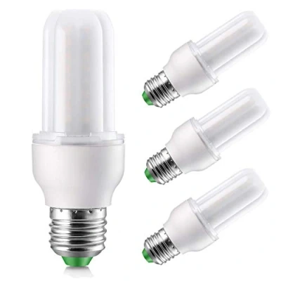 Abbildung von Elrigs E27 LED Lampe Stabform, 7W Birne entspricht 60W Glühbirne, Kaltweiß (6000K) Maiskolben Leuchtmittel ersetzt 12W Energiesparlampe, Flimmerfreie Beleuchtung, 4er Pack