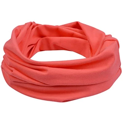 Abbildung von Miobo Kinder Baumwolle Loopschal Schlauchschal Rundschal Halstuch Coral M