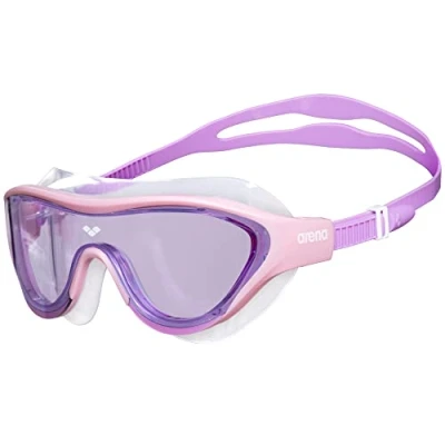 Abbildung von arena The One Mask Junior Anti Fog Schwimmbrille für Kinder, Schwimmmaske mit Großen Verspiegelten Gläsern, UV Schutz, Selbstjustierender Nasensteg, Orbit Proof Dichtungen