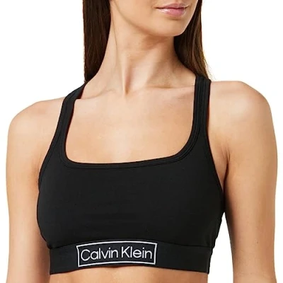 Abbildung von Calvin Klein Damen BH Bralette Stretch, Schwarz (Black), M