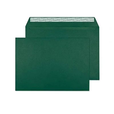 Abbildung von Blake Creative Colour 63421 Farbige Briefumschläge Haftklebung Britisches Rennsport Grün C4 229 x 324 mm 120g/m² 10 Stück