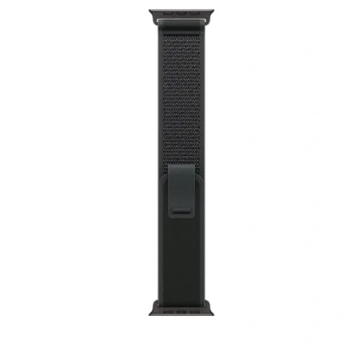 Abbildung von Apple Watch Band Trail Loop 49 mm Schwarz M/L