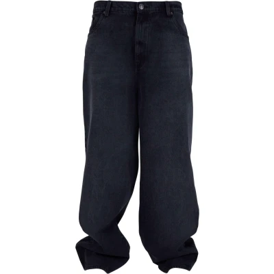 Abbildung von Urban Classics Heavy Ounce Jeans Relaxed Fit, Herren, Größe: 30, Black washed